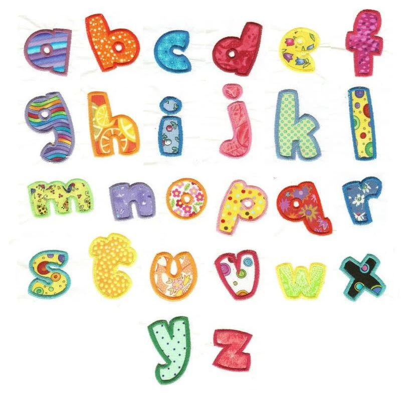 Alphabets Applique Fonts